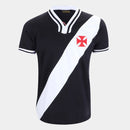 Camisa Vasco Retrô 1974 Masculina - Preto