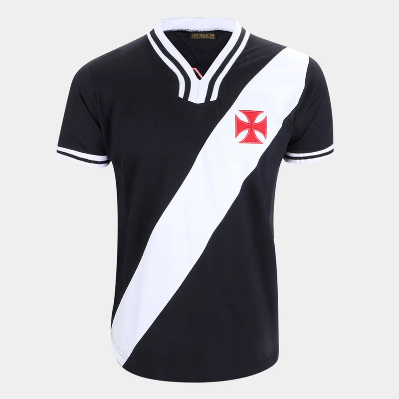 Camisa Vasco Retrô 1974 Masculina - Preto