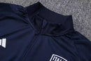 Conjunto Itália 2023 Azul escuro com Branco - Puma - Com Fecho